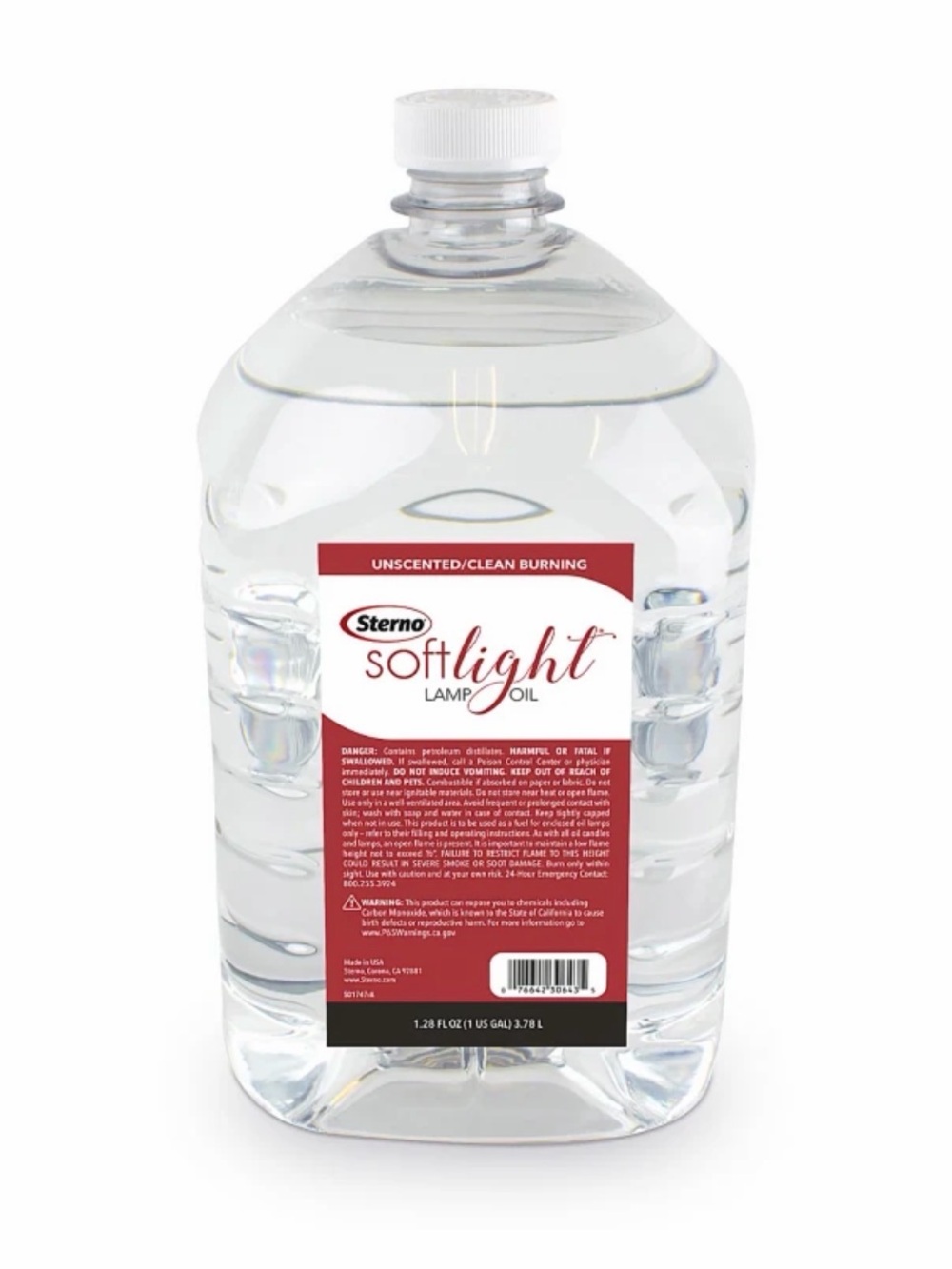 Softlight Unscented Lamp Oil - Clear